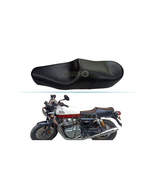 Royal Enfield GT Continental and Interceptor 650cc Black Color Dual Seat