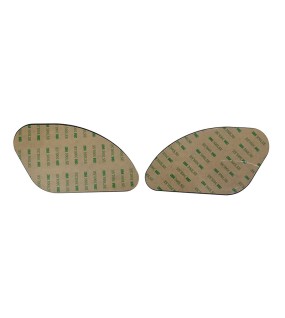 Royal Enfield GT and Interceptor 650cc Fuel Gas Tank Rubber Knee Pad Pair Dark Brown