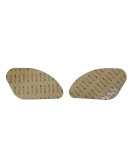 Royal Enfield GT and Interceptor 650cc Fuel Gas Tank Rubber Knee Pad Pair Grey