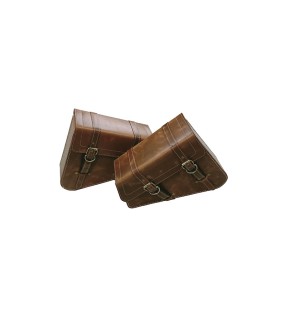 Royal Enfield GT Continental and Interceptor 650cc Leather Dual Seat With Mounting with Pannier Bags D3