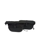 Royal Enfield GT Continental and Interceptor 650cc Soft Pannier Bags With Mounting Rails D2