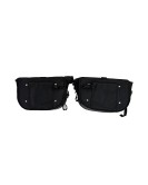 Royal Enfield GT Continental and Interceptor 650cc Soft Pannier Bags With Mounting Rails D2