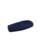 Royal Enfield GT and Interceptor 650 Blue Genuine Leather Dual Seat D18