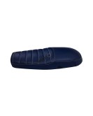 Royal Enfield GT and Interceptor 650 Blue Genuine Leather Dual Seat D18