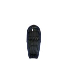 Royal Enfield GT and Interceptor 650 Blue Genuine Leather Dual Seat with Black Cowl