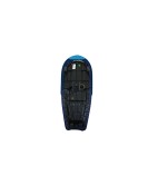 Royal Enfield GT and Interceptor 650 Blue Genuine Leather Dual Seat with Blue Cowl