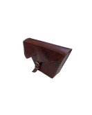 Royal Enfield GT and Interceptor 650 Side Panel Bag Genuine Leather Cherry Brown