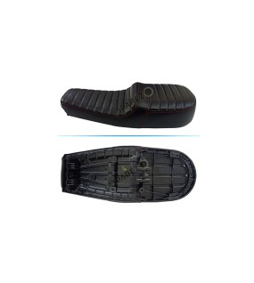 Royal Enfield GT and Interceptor 650cc Genuine Leather Black Dual Seat D20