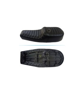 Royal Enfield GT and Interceptor 650cc Genuine Leather Black Dual Seat D21