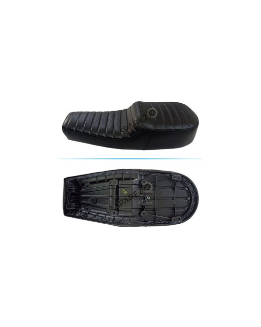 Royal Enfield GT and Interceptor 650cc Genuine Leather Black Dual Seat D21