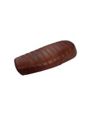 Royal Enfield GT and Interceptor 650cc Genuine Leather Brown Dual Seat D23