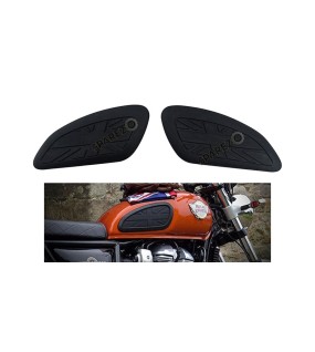 Royal Enfield GT and Interceptor 650cc Rubber Knee Pad Black