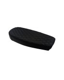 Royal Enfield GT and Interceptor 650cc Black Genuine Leather Dual Seat D24