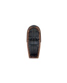 Royal Enfield GT and Interceptor 650cc Leather Dual Seat With Black Cowl  D8