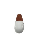 Royal Enfield GT and Interceptor 650cc Leather Dual Seat With White Cowl  D8