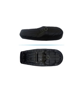 Royal Enfield GT and Interceptor 650cc Leatherite Dual Seat Black D25
