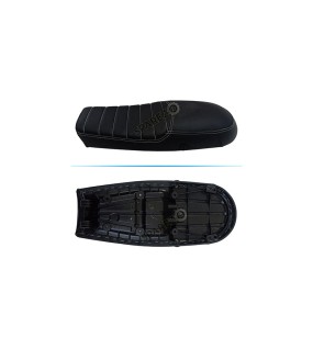 Royal Enfield GT and Interceptor 650cc Genuine Leather Dual Seat Black D27