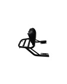Royal Enfield Interceptor and GT 650 Rear Luggage Rack Carrier With Backrest Black