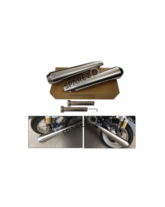 Royal Enfield GT and Interceptor 650cc SS AEW TE 103 Exhaust Silencer Pair  