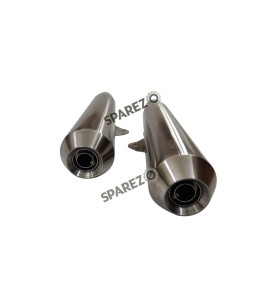 Royal Enfield GT and Interceptor 650cc SS AEW TE 103 Exhaust Silencer Pair  