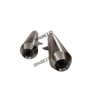Royal Enfield GT and Interceptor 650cc SS AEW TE 103 Exhaust Silencer Pair  
