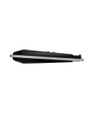 Royal Enfield GT and Interceptor 650cc AEW TE 101 Black Exhaust Silencer Pair