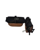 Royal Enfield GT Continental and Interceptor 650cc Soft Pannier Bags With Mounting Rails D3