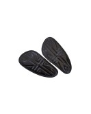 Customized Royal Enfield Interceptor 650cc Leather Knee Pad Pair Union Jack Black D9