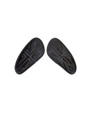 Customized Royal Enfield Interceptor 650cc Leather Knee Pad Pair Union Jack Black D9