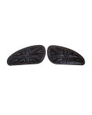 Customized Royal Enfield Interceptor 650 Leather Knee Pad Pair Union Jack D6