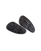 Customized Royal Enfield Interceptor 650cc Leather Knee Pad Pair Union Jack D5