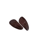 Customized Royal Enfield Interceptor 650cc Leather Knee Pad Pair Union Jack D4