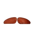 Customized Royal Enfield Interceptor 650cc Leather Knee Pad Pair Union Jack D2