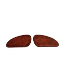 Customized Royal Enfield Interceptor 650cc Leather Knee Pad Pair Union Jack D1