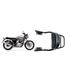 Royal Enfield Interceptor 650cc Rear Luggage Rack and Backrest Cushion Black