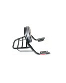 Royal Enfield Interceptor 650cc Rear Luggage Rack and Backrest Cushion Black