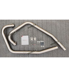 Royal Enfield GT and Interceptor 650cc SS LH-RH Exhaust Header Pipe Matt Finish