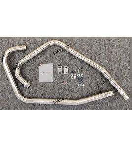 Royal Enfield GT and Interceptor 650cc SS LH-RH Exhaust Header Pipe Polished