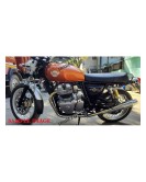 Royal Enfield GT and Interceptor 650cc Red Rooster Header Bend Pipe Polished