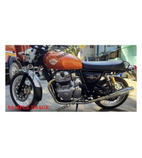 Royal Enfield GT and Interceptor 650cc Red Rooster Header Bend Pipe Matt Finish