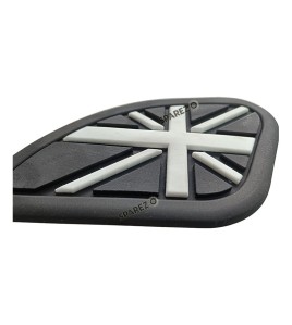 Royal Enfield GT and Interceptor 650 Rubber Tank Pad Pair Black