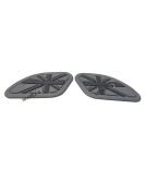 Royal Enfield GT and Interceptor 650 Rubber Tank Pad Pair Grey