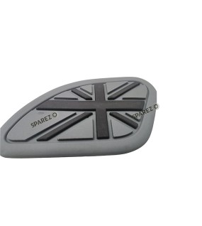 Royal Enfield GT and Interceptor 650 Rubber Tank Pad Pair Grey