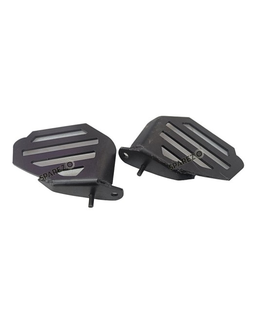 Royal Enfield GT and Interceptor 650cc Wide Pillion Footrest Pair Accessories Black
