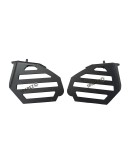 Royal Enfield GT and Interceptor 650cc Wide Pillion Footrest Pair Accessories Black