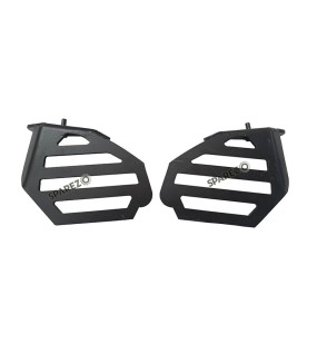 Royal Enfield GT and Interceptor 650cc Wide Pillion Footrest Pair Accessories Black