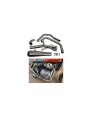 Royal Enfield Interceptor and GT 650 AEW SS 2in1 Exhaust Silencer Matt Finish