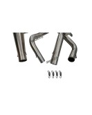 Royal Enfield Interceptor and GT 650 AEW SS 2in1 Exhaust Silencer Matt Finish