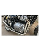Royal Enfield Interceptor and GT 650 AEW SS 2in1 Exhaust Silencer Matt Finish