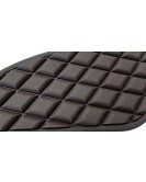Royal Enfield Interceptor and GT 650 Tank Rubber Knee Pad Pair Brown